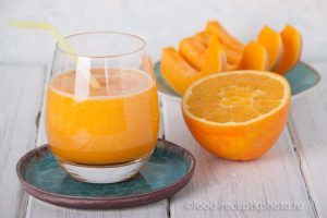 Сок из тыквы с апельсиновым соком