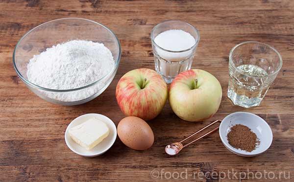 ингредиенты для яблочного пирога